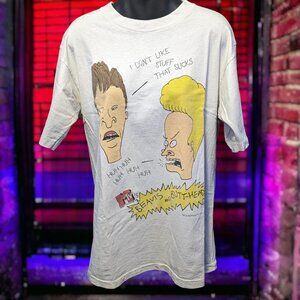 Beavis and Butt-Head I Don't Like Stuff That Sucks Vintage Single Stitch 1993